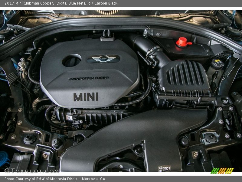  2017 Clubman Cooper Engine - 1.5 Liter TwinPower Turbocharged DOHC 12-Valve VVT 3 Cylinder