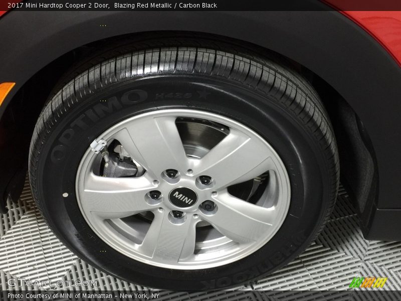 Blazing Red Metallic / Carbon Black 2017 Mini Hardtop Cooper 2 Door