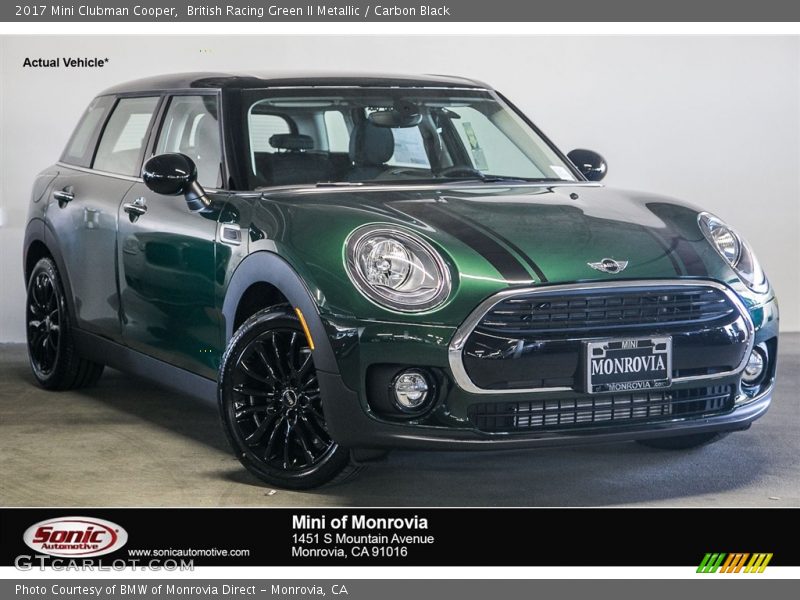 British Racing Green II Metallic / Carbon Black 2017 Mini Clubman Cooper