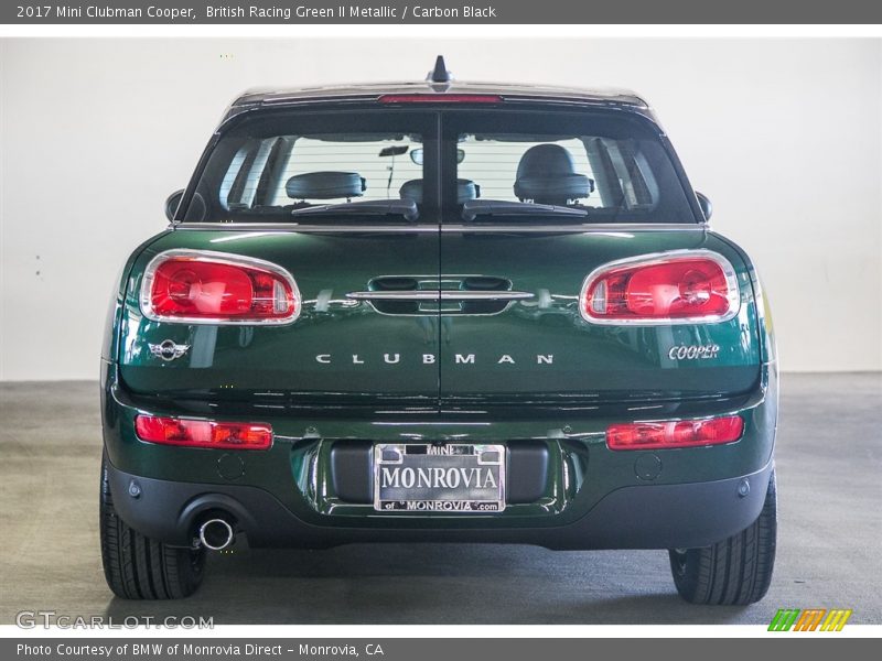 British Racing Green II Metallic / Carbon Black 2017 Mini Clubman Cooper