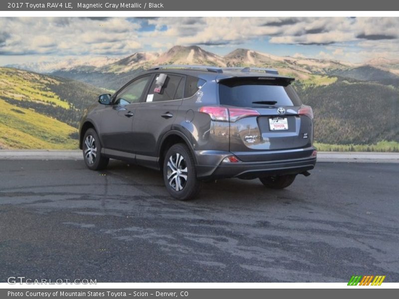 Magnetic Gray Metallic / Black 2017 Toyota RAV4 LE