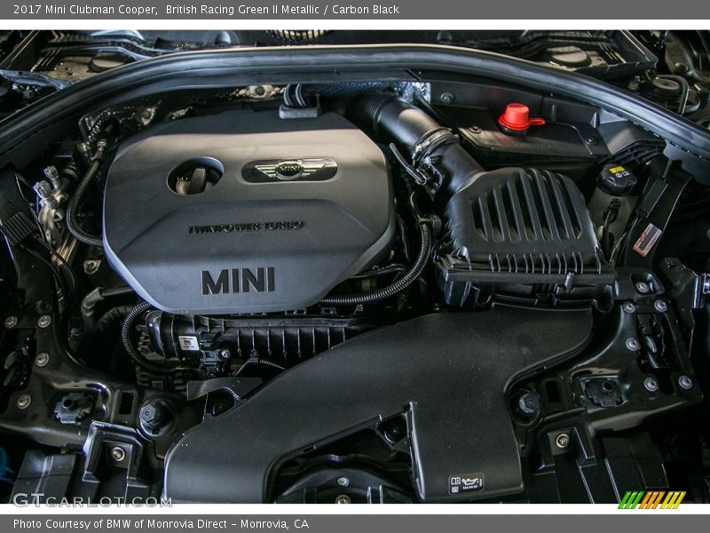 British Racing Green II Metallic / Carbon Black 2017 Mini Clubman Cooper