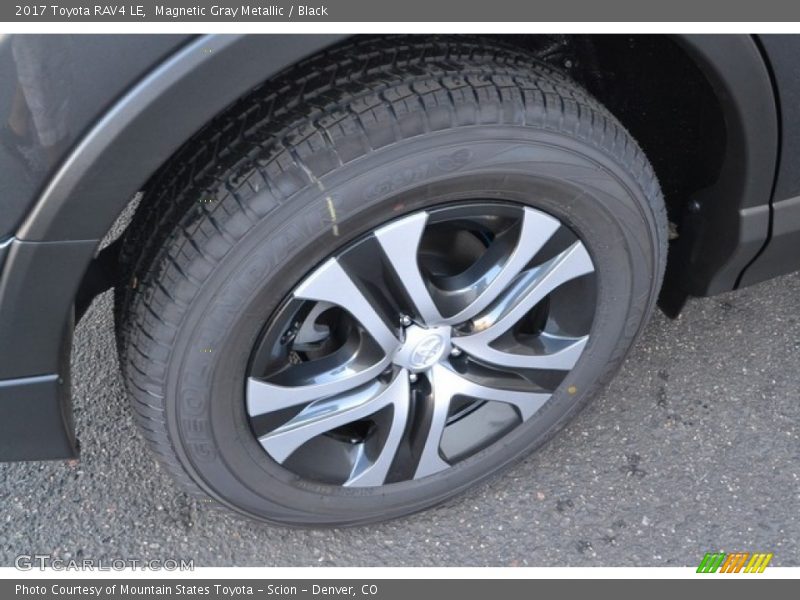 Magnetic Gray Metallic / Black 2017 Toyota RAV4 LE
