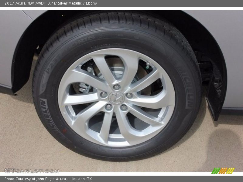 Lunar Silver Metallic / Ebony 2017 Acura RDX AWD