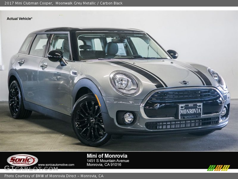 Moonwalk Grey Metallic / Carbon Black 2017 Mini Clubman Cooper