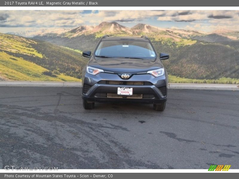 Magnetic Gray Metallic / Black 2017 Toyota RAV4 LE