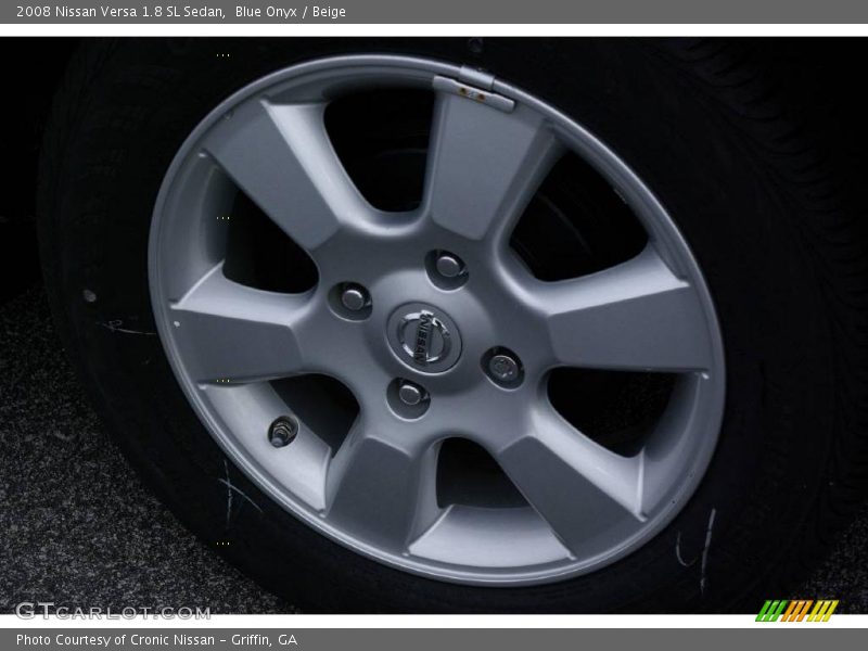 Blue Onyx / Beige 2008 Nissan Versa 1.8 SL Sedan