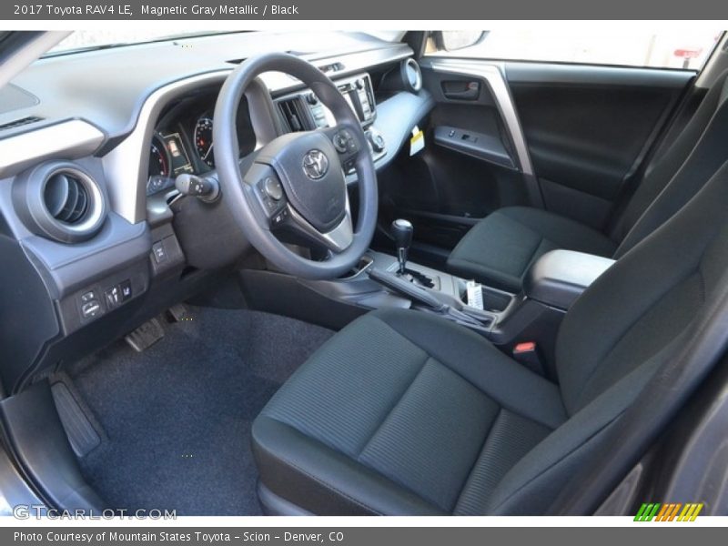Magnetic Gray Metallic / Black 2017 Toyota RAV4 LE