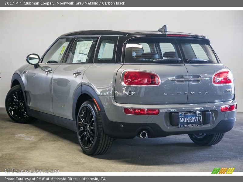 Moonwalk Grey Metallic / Carbon Black 2017 Mini Clubman Cooper