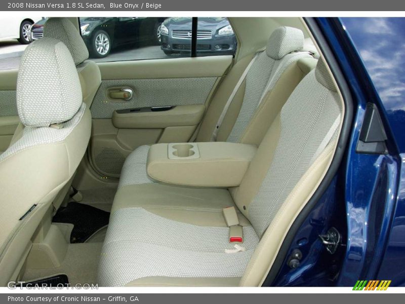 Blue Onyx / Beige 2008 Nissan Versa 1.8 SL Sedan