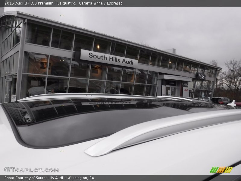 Cararra White / Espresso 2015 Audi Q7 3.0 Premium Plus quattro