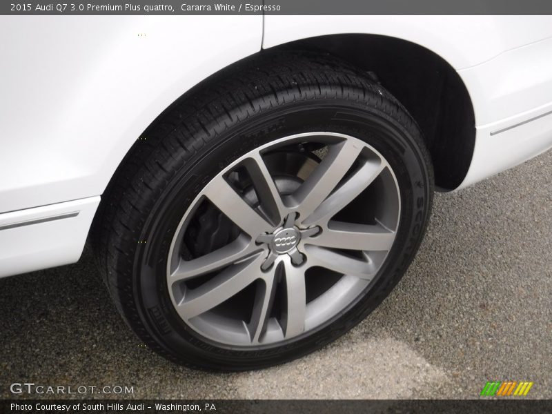 Cararra White / Espresso 2015 Audi Q7 3.0 Premium Plus quattro