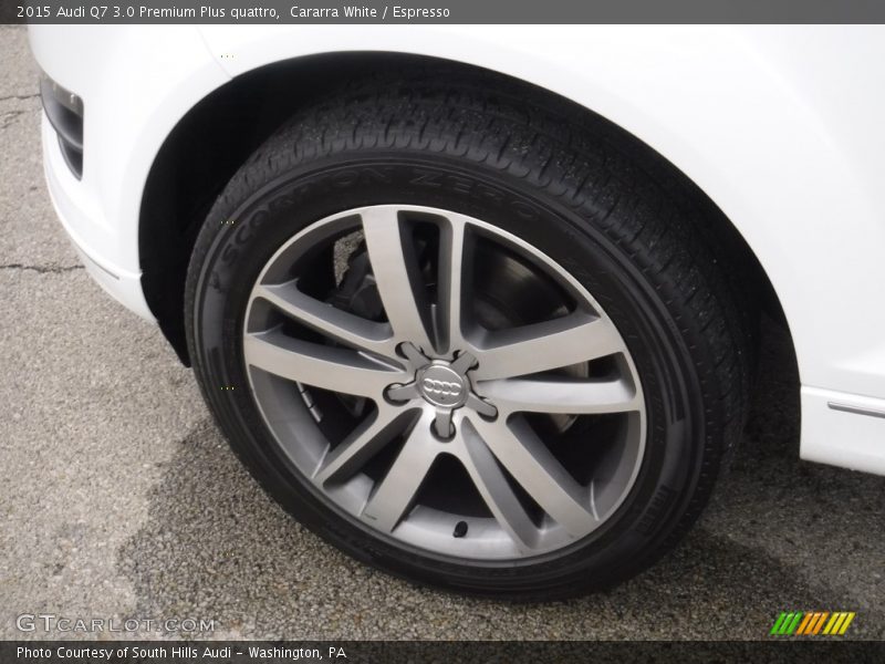 Cararra White / Espresso 2015 Audi Q7 3.0 Premium Plus quattro