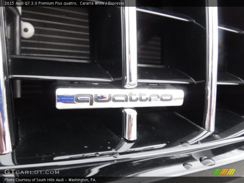 Cararra White / Espresso 2015 Audi Q7 3.0 Premium Plus quattro
