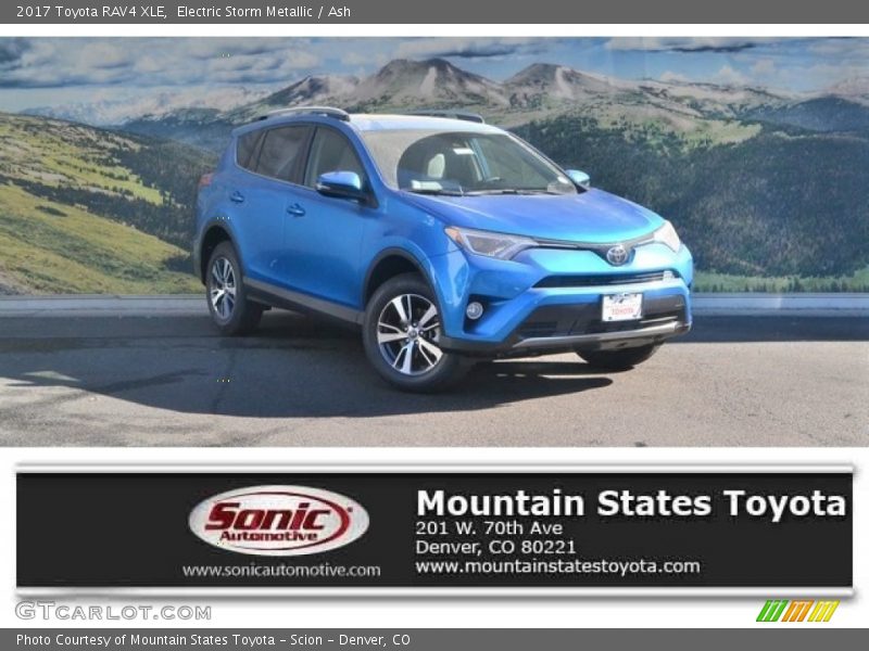 Electric Storm Metallic / Ash 2017 Toyota RAV4 XLE