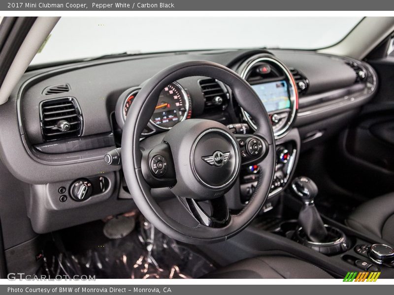 Front Seat of 2017 Clubman Cooper