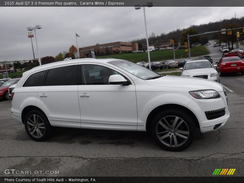 Cararra White / Espresso 2015 Audi Q7 3.0 Premium Plus quattro