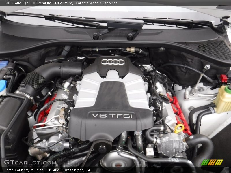 Cararra White / Espresso 2015 Audi Q7 3.0 Premium Plus quattro