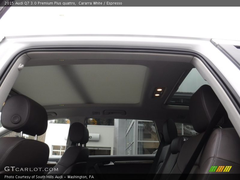 Cararra White / Espresso 2015 Audi Q7 3.0 Premium Plus quattro