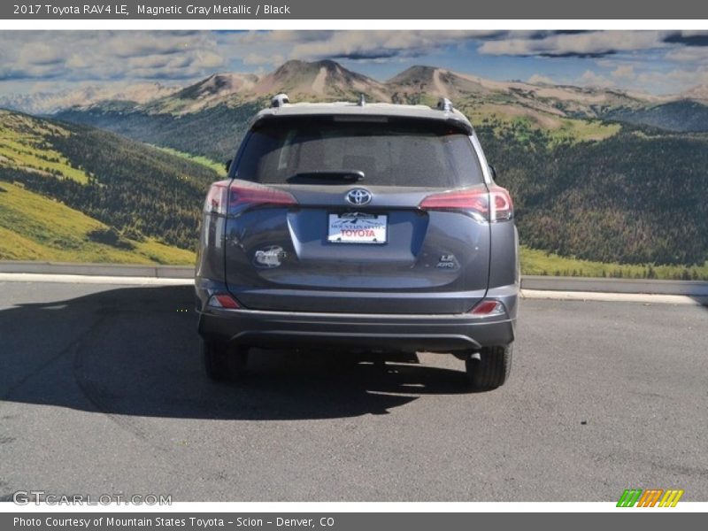 Magnetic Gray Metallic / Black 2017 Toyota RAV4 LE