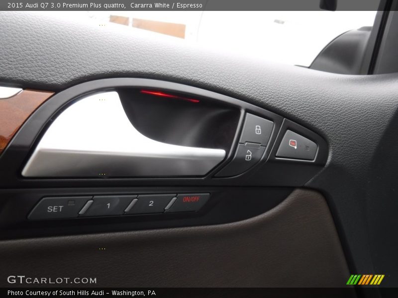 Cararra White / Espresso 2015 Audi Q7 3.0 Premium Plus quattro