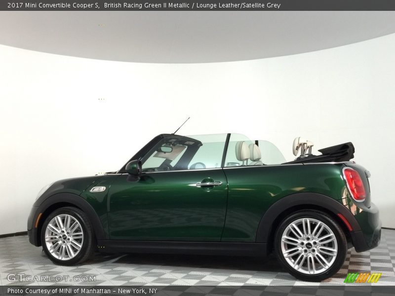 British Racing Green II Metallic / Lounge Leather/Satellite Grey 2017 Mini Convertible Cooper S