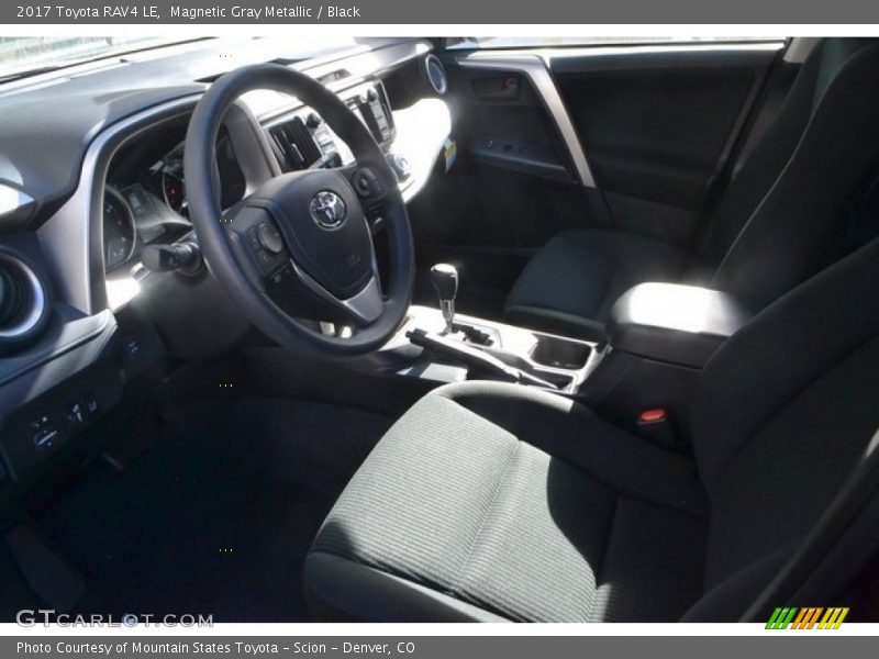 Magnetic Gray Metallic / Black 2017 Toyota RAV4 LE