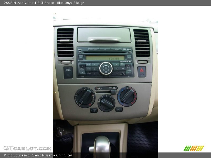 Blue Onyx / Beige 2008 Nissan Versa 1.8 SL Sedan