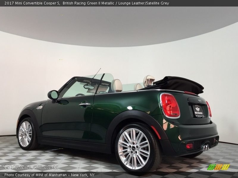 British Racing Green II Metallic / Lounge Leather/Satellite Grey 2017 Mini Convertible Cooper S