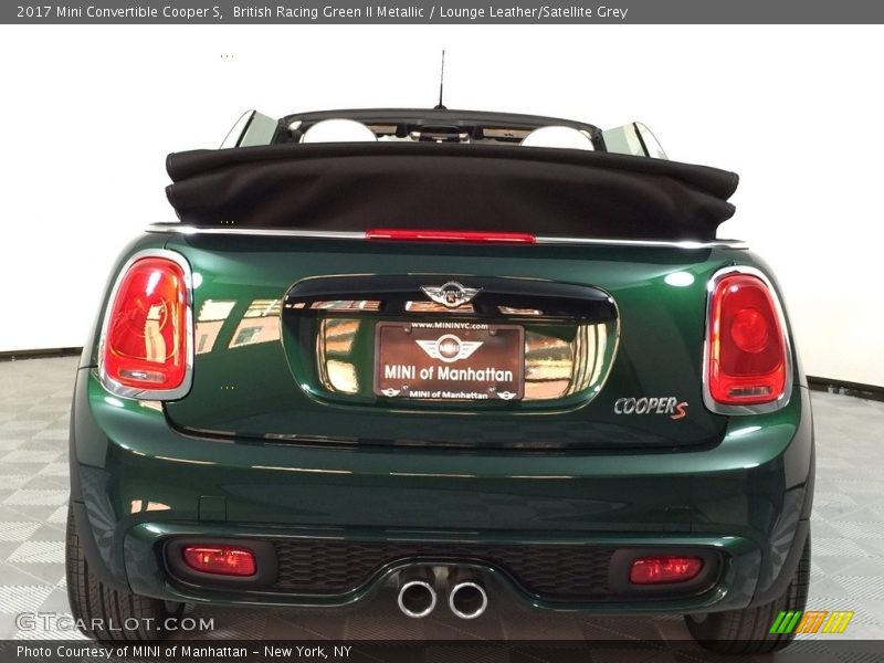 British Racing Green II Metallic / Lounge Leather/Satellite Grey 2017 Mini Convertible Cooper S