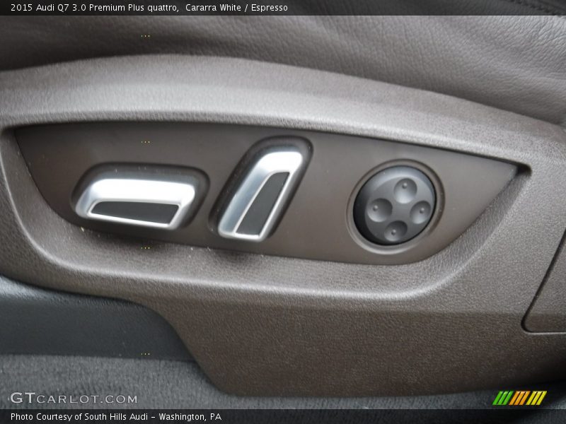 Cararra White / Espresso 2015 Audi Q7 3.0 Premium Plus quattro