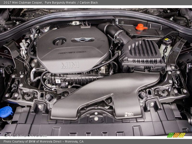  2017 Clubman Cooper Engine - 1.5 Liter TwinPower Turbocharged DOHC 12-Valve VVT 3 Cylinder