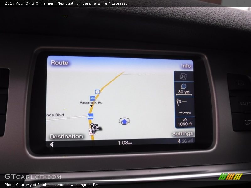 Cararra White / Espresso 2015 Audi Q7 3.0 Premium Plus quattro