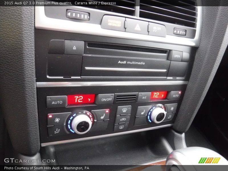 Cararra White / Espresso 2015 Audi Q7 3.0 Premium Plus quattro