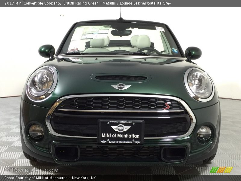 British Racing Green II Metallic / Lounge Leather/Satellite Grey 2017 Mini Convertible Cooper S
