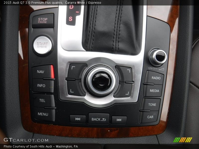 Cararra White / Espresso 2015 Audi Q7 3.0 Premium Plus quattro