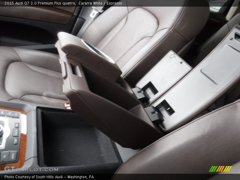Cararra White / Espresso 2015 Audi Q7 3.0 Premium Plus quattro