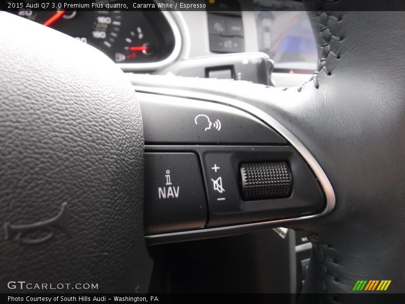 Cararra White / Espresso 2015 Audi Q7 3.0 Premium Plus quattro