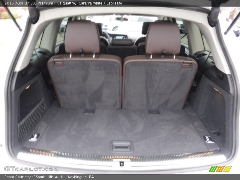 Cararra White / Espresso 2015 Audi Q7 3.0 Premium Plus quattro