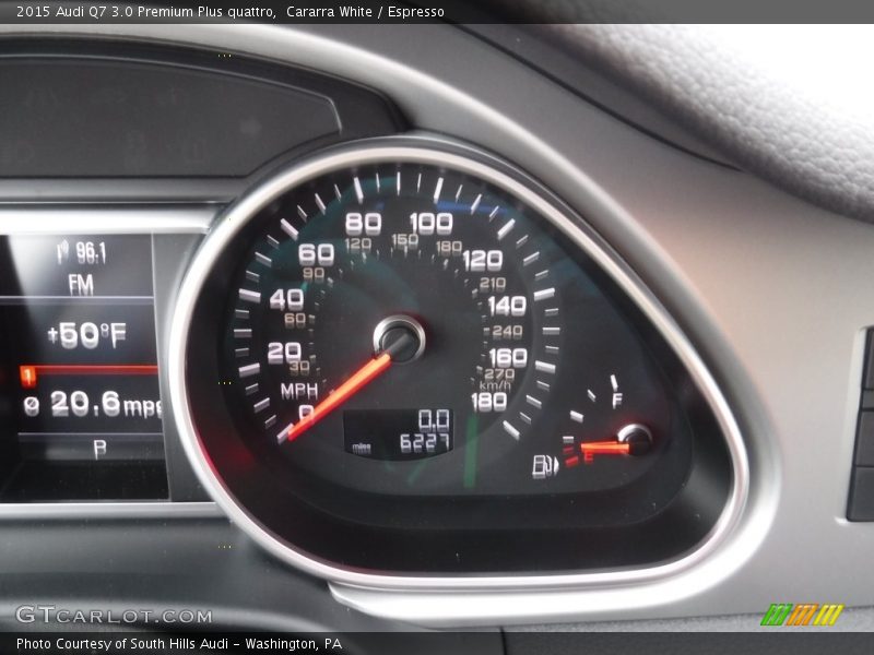 Cararra White / Espresso 2015 Audi Q7 3.0 Premium Plus quattro