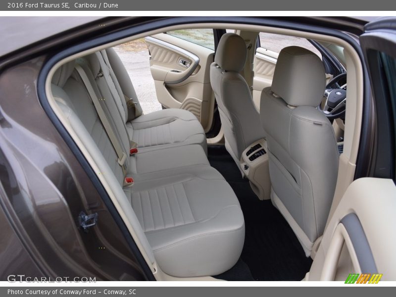 Rear Seat of 2016 Taurus SE