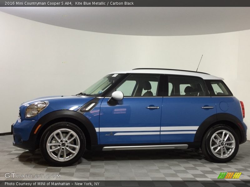 Kite Blue Metallic / Carbon Black 2016 Mini Countryman Cooper S All4