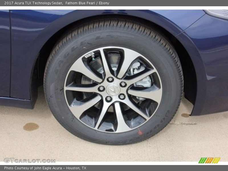 Fathom Blue Pearl / Ebony 2017 Acura TLX Technology Sedan