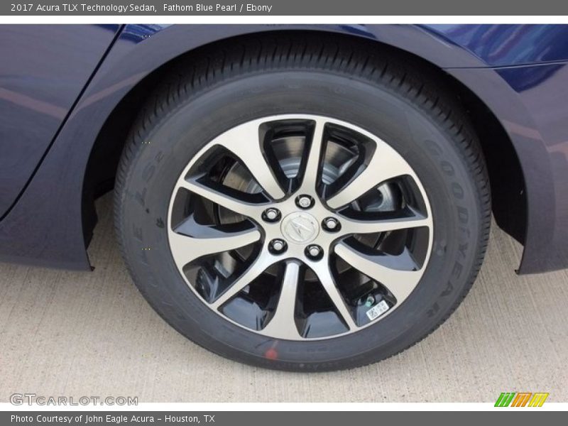 Fathom Blue Pearl / Ebony 2017 Acura TLX Technology Sedan