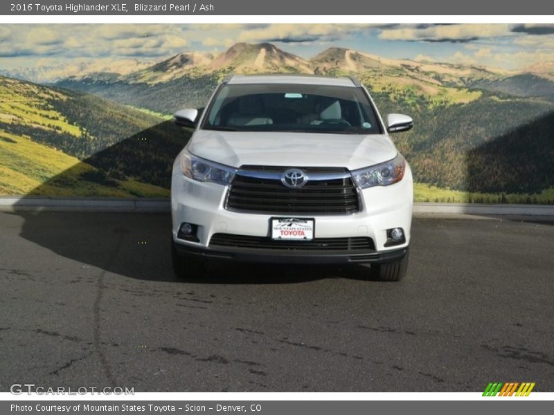 Blizzard Pearl / Ash 2016 Toyota Highlander XLE