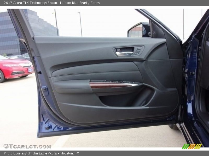 Fathom Blue Pearl / Ebony 2017 Acura TLX Technology Sedan