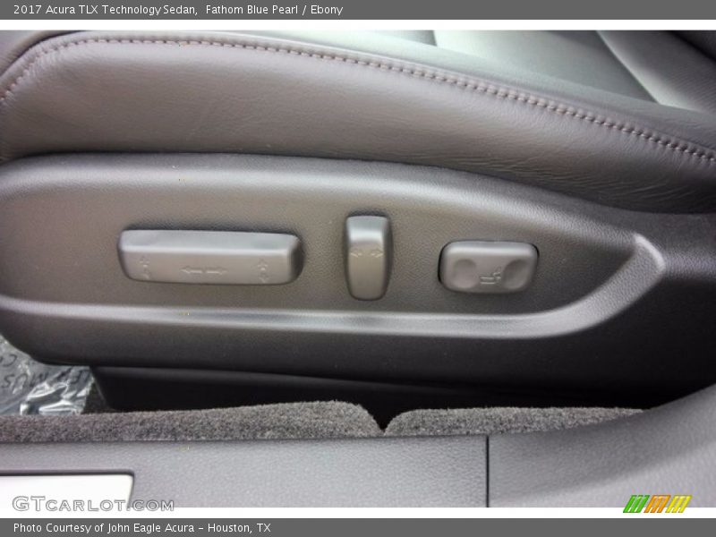 Fathom Blue Pearl / Ebony 2017 Acura TLX Technology Sedan