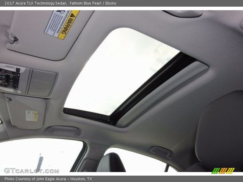 Fathom Blue Pearl / Ebony 2017 Acura TLX Technology Sedan