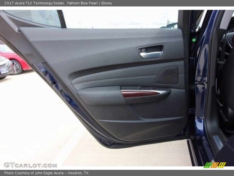 Fathom Blue Pearl / Ebony 2017 Acura TLX Technology Sedan