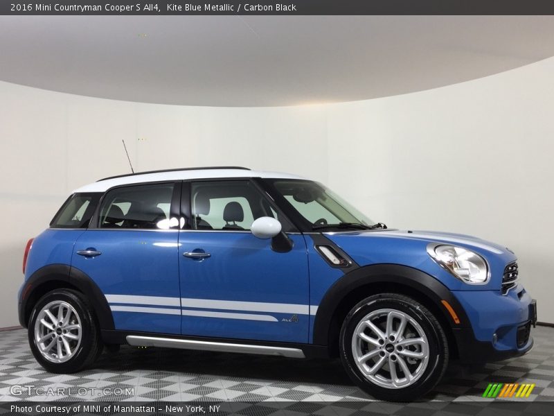 Kite Blue Metallic / Carbon Black 2016 Mini Countryman Cooper S All4